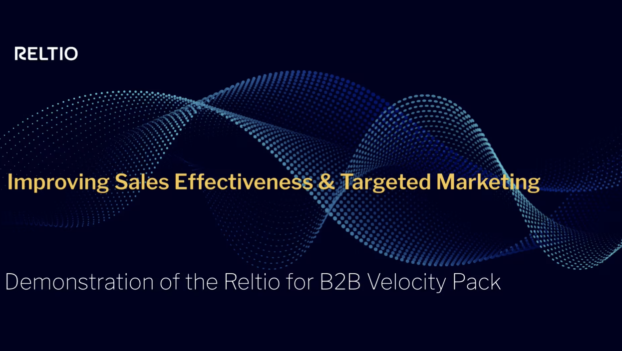 Click to play Reltio Video